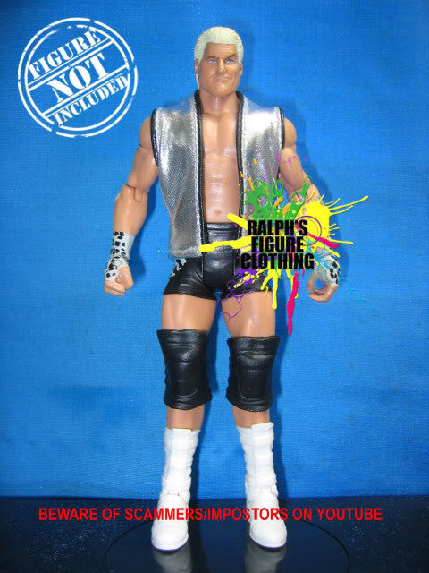 Dolph Ziggler Plain Silver Vest