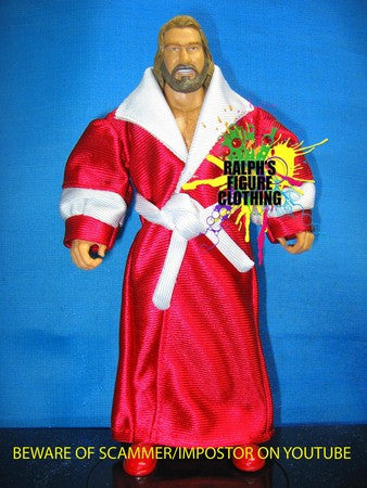 Big John Studd Red Robe with White Trims