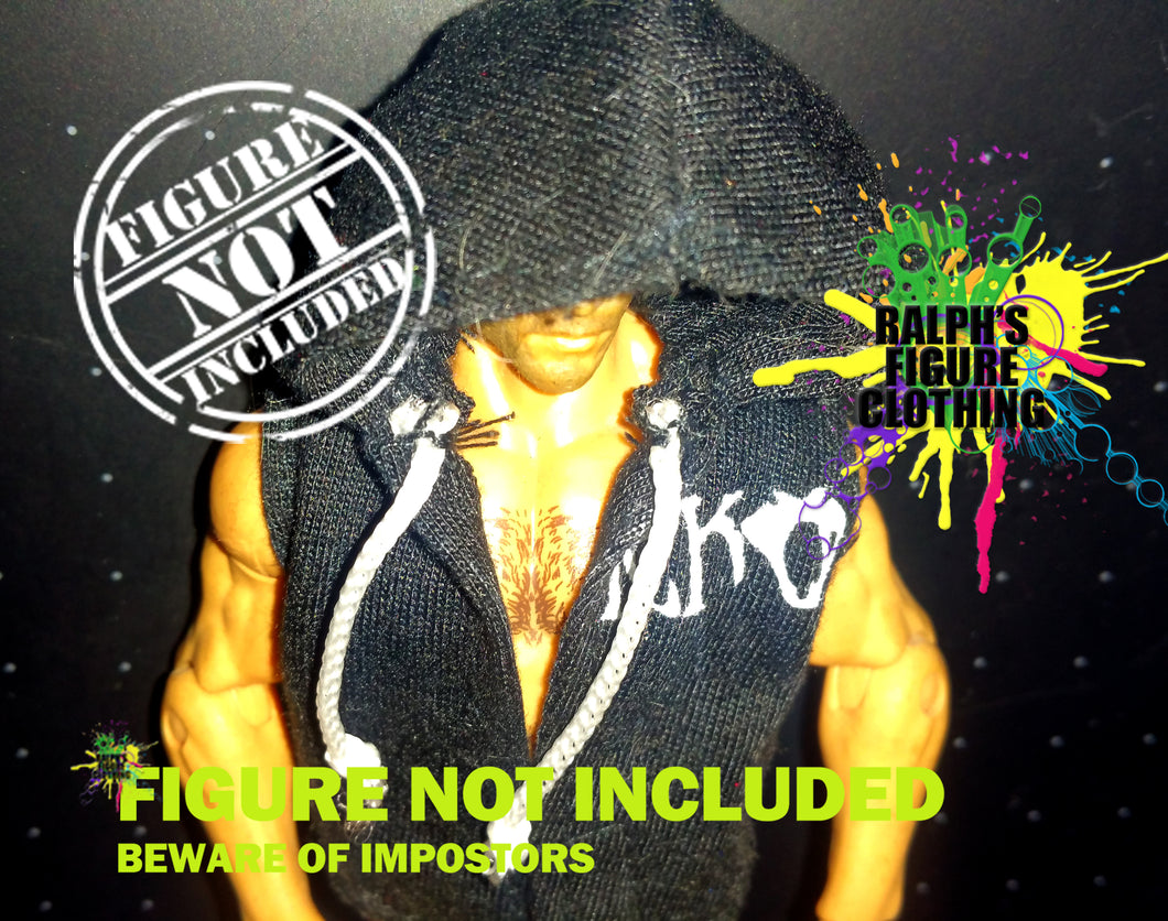 RKO Randy Orton # OuttaNowhere Shirt Vest w/ hoodie